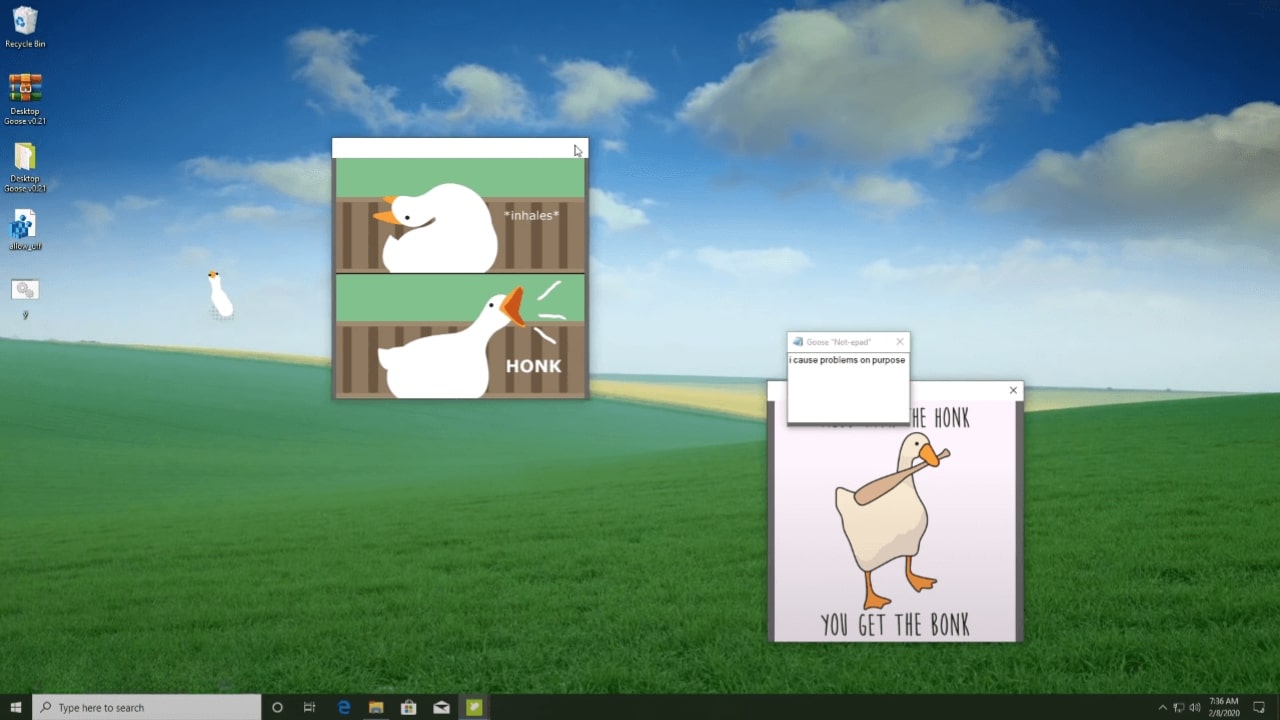 Desktop Goose Screenshot 2